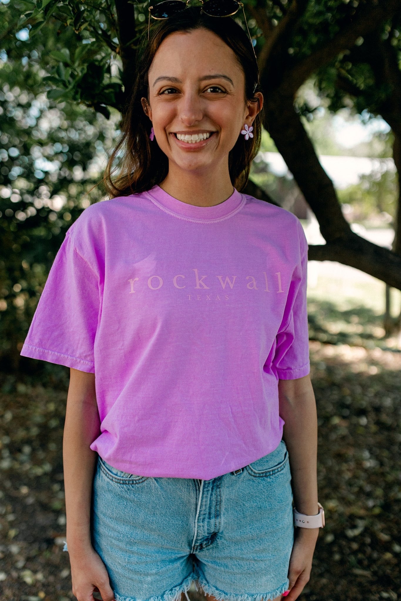 Neon Violet Short Sleeve