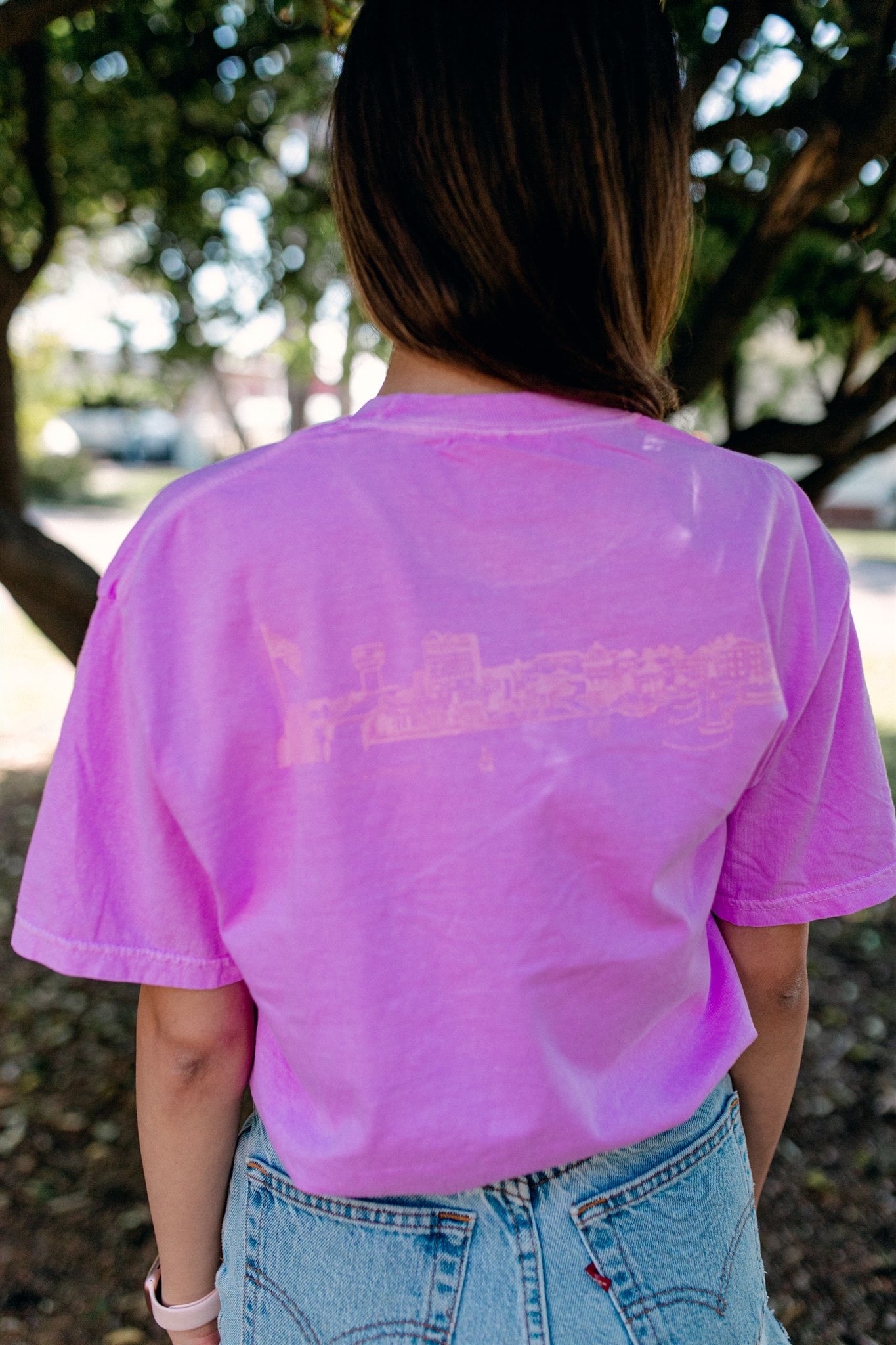 Neon Violet Short Sleeve