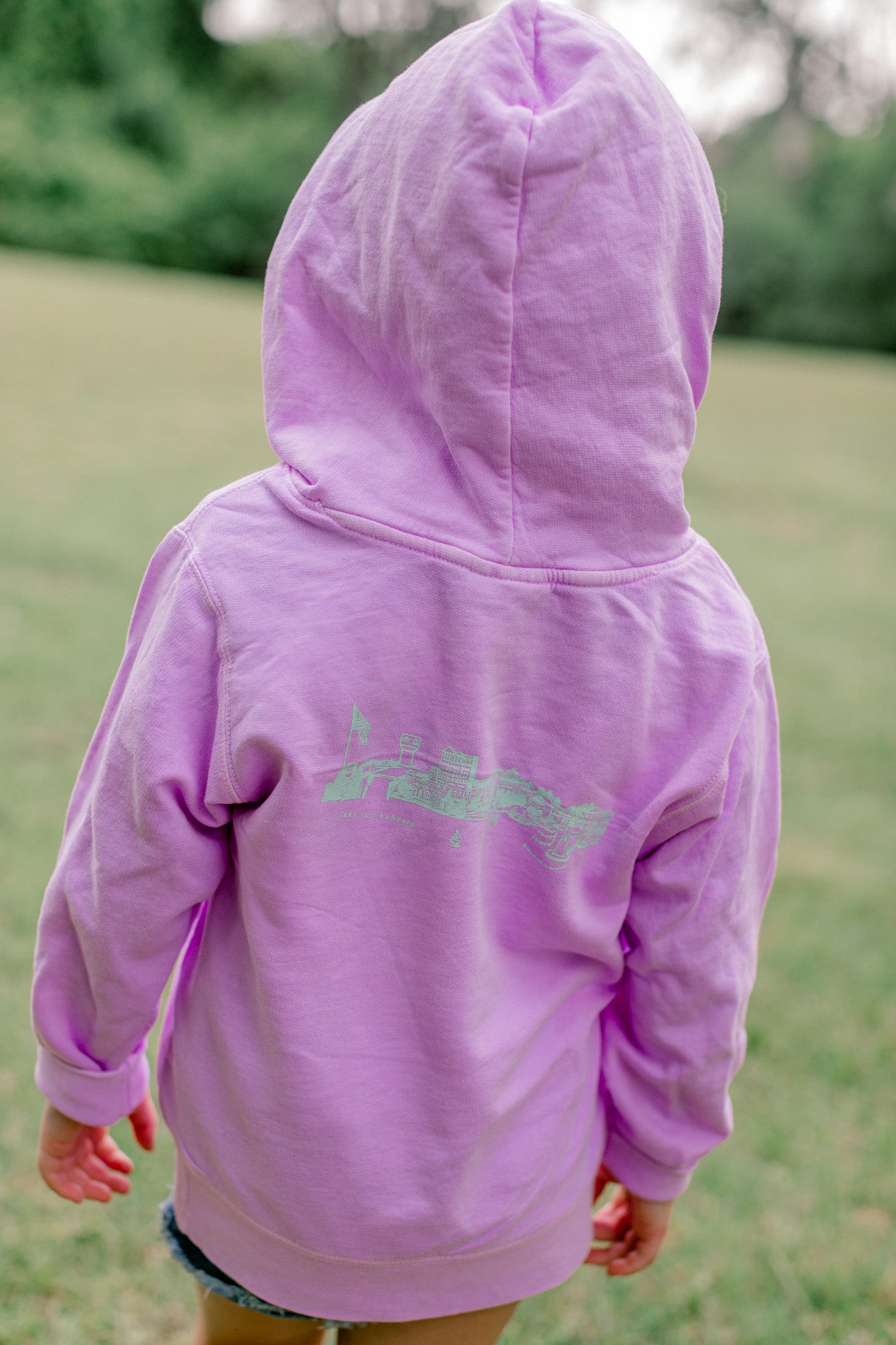 YOUTH Neon Violet Lightweight Sweatshirt