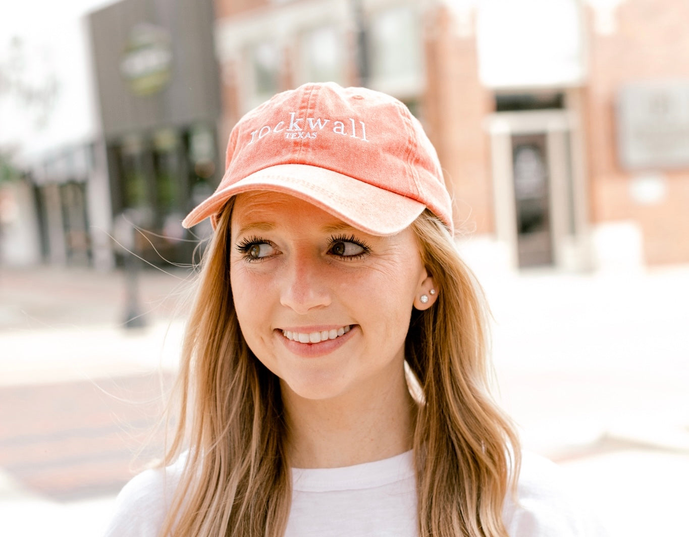 Orange Rockwall Texas Cap