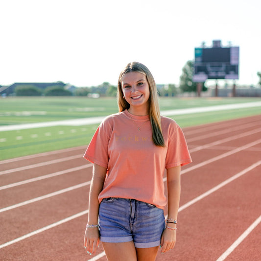 Terracotta Orange Short Sleeve